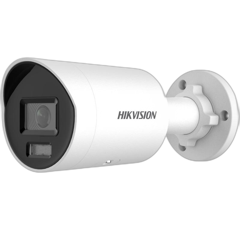 Hikvision 4MP DarkFighter Fixed Mini Bullet Network Camera (White, Mic) - view 3