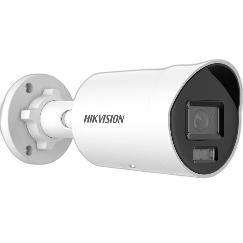 Hikvision 4MP DarkFighter Fixed Mini Bullet Network Camera (White, Mic) - view 4