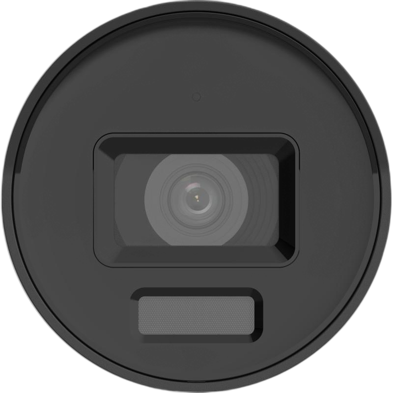 Hikvision 4MP DarkFighter Fixed Mini Bullet Network Camera (Black, Mic) - view 2
