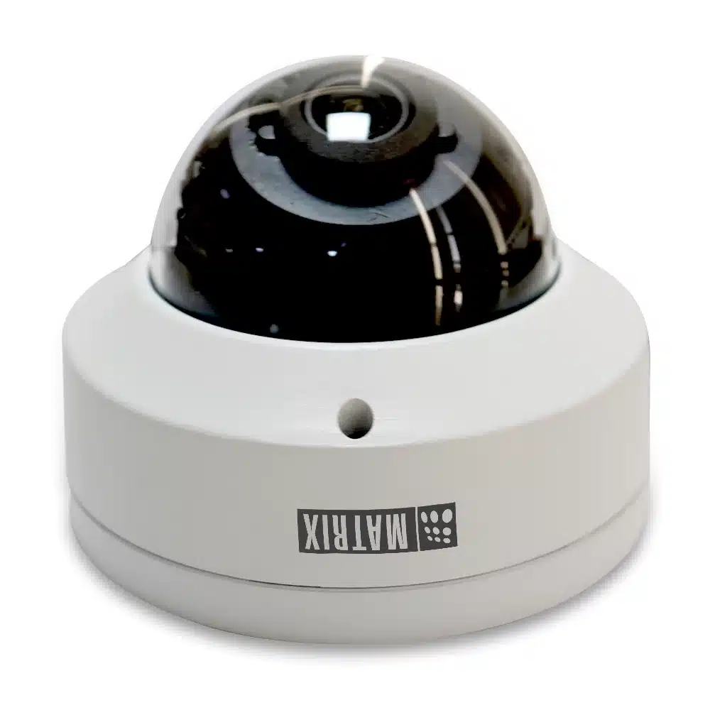 Matrix 2Mp Ir Dome Camera With 6Mm Lens With Audio - view 3
