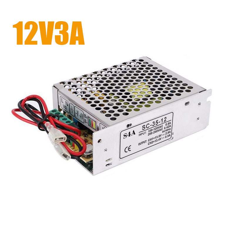 S4A SC-35-12 Access Control Power Supply (12VDC 3A)