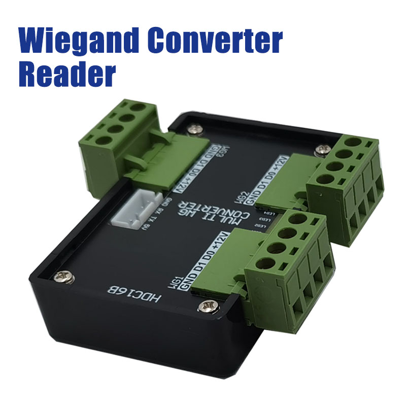HDC16B 2 To 1 Dual Way Wiegand Converter Reader