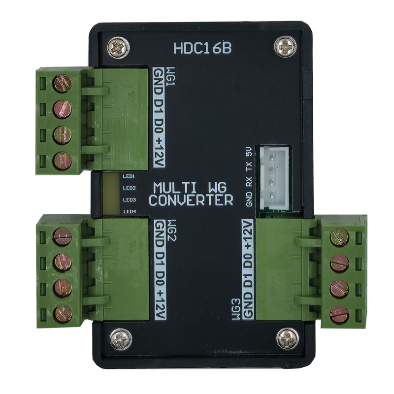 HDC16B 2 To 1 Dual Way Wiegand Converter Reader - view 2