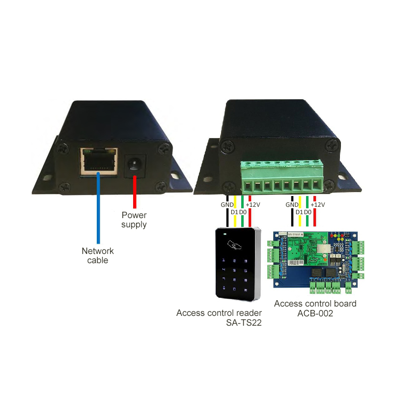 WG-TCP Wiegand Converter into TCP/IP - view 3