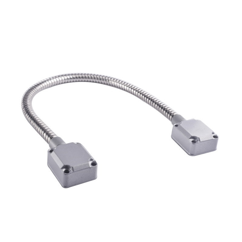 S4A-401-40 304 Stainless Steel Armored Door Cord with Zinc Alloy End Caps 10mm Diameter and 440mm Length