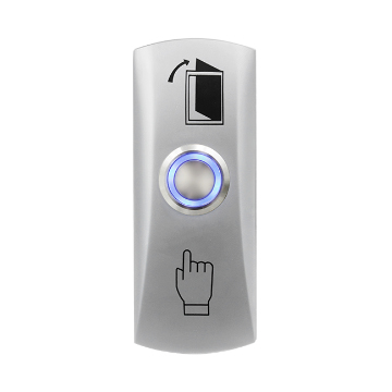 EB-1405A Metal Zinc Alloy Access Control Door Release Exit Button with LED Back Light-Zinc Alloy - view 2