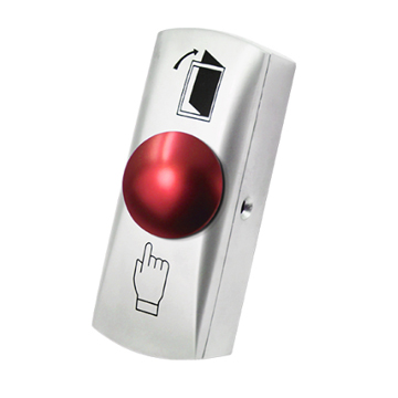 EB-1405R Narrow Zinc Alloy Mini Green Mushroom Head Exit Button for Access Control-Zinc Alloy