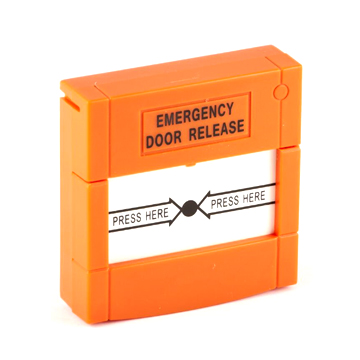 EB-20B Resetting Door Release Button (Orange)-Emergency Break Glass