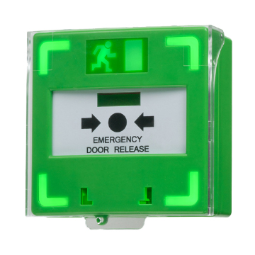 EB-20G Resetable Switch Call Point with Dual LED (Green)-Emergency Break Glass
