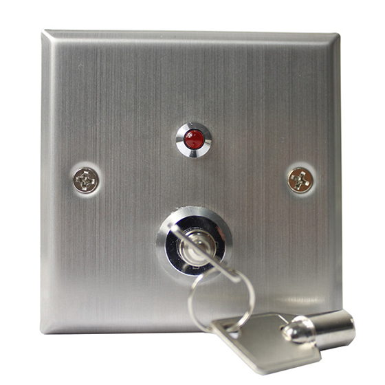 Access Control Stainless Steel Emergency Switch Metal With Key Anti-duplication Door Lock OEM Manufacturer