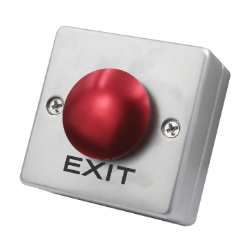EB-53R Zinc Alloy Metal Button Mushroom Door Release Push Button Switch Button For Access Control System-Zinc Alloy