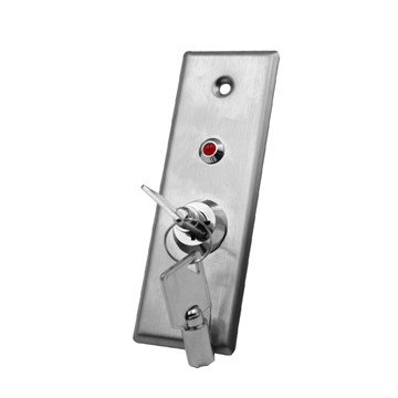 EB-S40KL 12V Stainsteel Door Release Key Switch For Door Access Exit Button Push To Exit-Key Switch