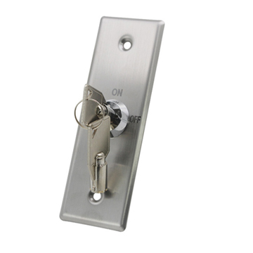 EB-S40K SPDT NO/NC/COM Stainless Steel Round Key Switch Push Button-Key Switch