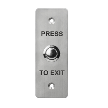 EB-S40 Door Access Controller Exit Button 3x3 1.7mm Thick Stainless Steel Face Plate-1.7mm Stanless Steel - view 2