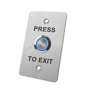 EB-S50LS Push-To-Exit Releases The Fail-Secure or Fail-Safe Lock of the Door Systems-1.7mm Stanless Steel