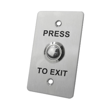 EB-S50 Security Access Control 1.7mm Thick Stainless Steel Panel Button Switch 86*50mm-1.7mm Stanless Steel