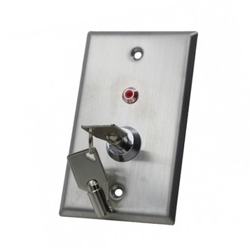 EB-S70KL  Access Control Systems Security Door Release Key Switch with Push Button To Open-Key Switch