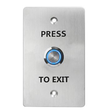 EB-S70LS Stainless Steel 12V Exit Button with Dual Light Door Release Exit-1.7mm Stanless Steel - view 2