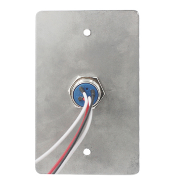 EB-S70LS Stainless Steel 12V Exit Button with Dual Light Door Release Exit-1.7mm Stanless Steel - view 3
