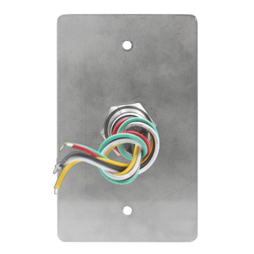 EB-S70L Stainless Steel Exit Metal Push Button Switch for Door Access Control-1.7mm Stanless Steel - view 3