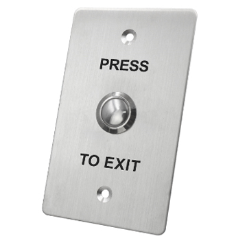 EB-S70 Manufacuturer Stainless Steel 115x70 Switch Push Button Exit NO/COM-1.7mm Stanless Steel