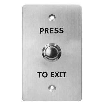 EB-S70 Manufacuturer Stainless Steel 115x70 Switch Push Button Exit NO/COM-1.7mm Stanless Steel - view 2