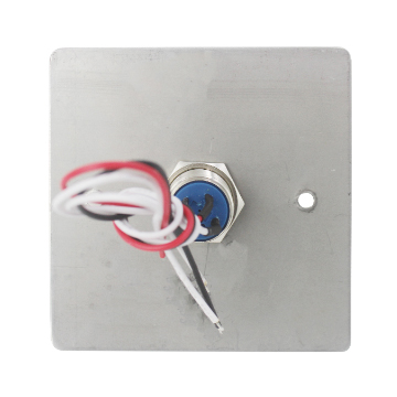 EB-S86LS Square Type 12V Stainless Steel Exit Switch Sensors For Door Access Exit Button Push To Exit-1.7mm Stanless Steel - view 3