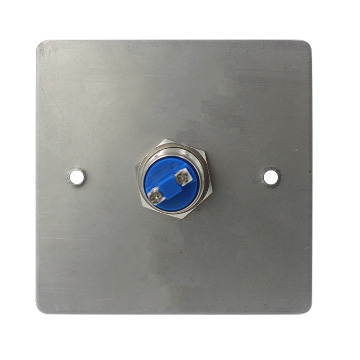 EB-S86 Access Control 86x86 Size Exit Button Stainless Steel Nameplate-1.7mm Stanless Steel - view 4