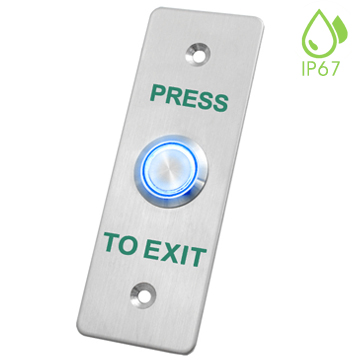 EB-SW40L Stainless Steel Waterproof Exit Button with LED-1.7mm Stanless Steel - view 4