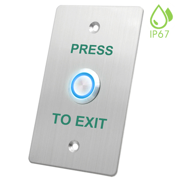 EB-SW70L  Stainless Steel Waterproof Exit Button with LED-1.7mm Stanless Steel - view 4