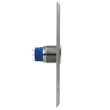 S28D Narrow 0.9mm Thick 304 Stainless steel Exit Button (Wire Drawing）-0.8mm Stainless Steel - view 4