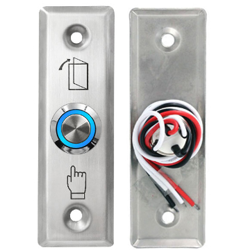 S28LS Push To Stainless Steel Exit Button-0.8mm Stainless Steel