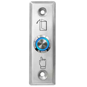 S28LS Push To Stainless Steel Exit Button-0.8mm Stainless Steel - view 2