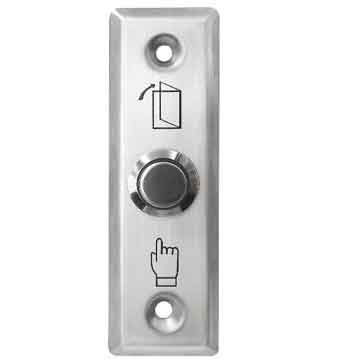 S28 Mini Stainless Steel Exit Button-0.8mm Stainless Steel - view 2
