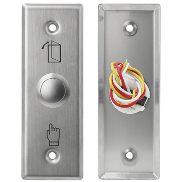 S40D Mini Door Release Button NO/NC/COM Output-0.8mm Stainless Steel