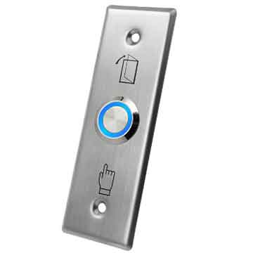 S40L Illuminated Exit Button For Security Access Control-0.8mm Stainless Steel - view 2