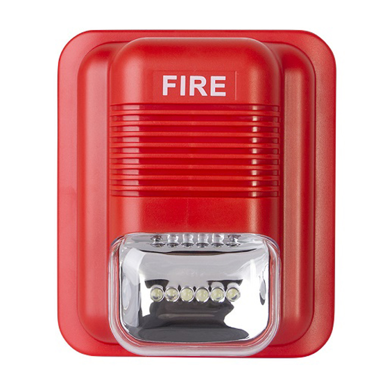 DC12V 24V Emergency Sound And Light Piezo Siren Strobe Fire Alarm SiLights OEM Manufacturer