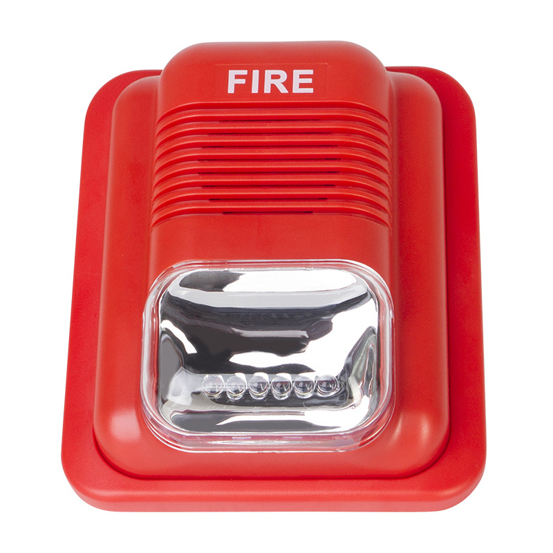 DC12V 24V Emergency Sound And Light Piezo Siren Strobe Fire Alarm SiLights OEM Manufacturer - view 2