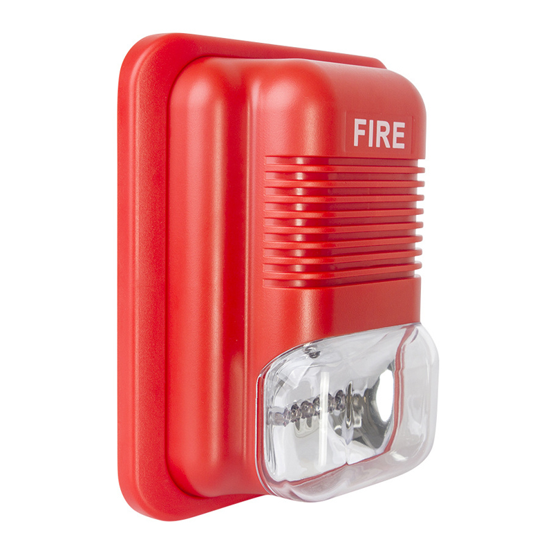 DC12V 24V Emergency Sound And Light Piezo Siren Strobe Fire Alarm SiLights OEM Manufacturer - view 3