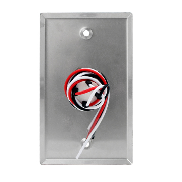 S50LS Door Switch Wire Drawing Exit Button Panel-0.8mm Stainless Steel - view 3