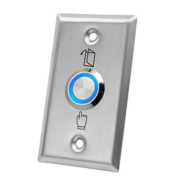 S50L Exit Push Button With Light-0.8mm Stainless Steel