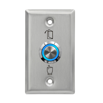 S50L Exit Push Button With Light-0.8mm Stainless Steel - view 2