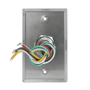 S50L Exit Push Button With Light-0.8mm Stainless Steel - view 3