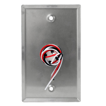 S70LS 115*70mm Stainless Stele Exit Panel Button Switch-0.8mm Stainless Steel - view 3