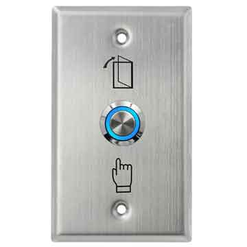 S70L Door Access Exit 0.9mm Thick 304 Stainless steel Button-0.8mm Stainless Steel - view 2