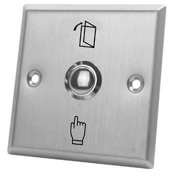 S86 86 * 86 Stainless Stele Exit Panel Button Switches-0.8mm Stainless Steel