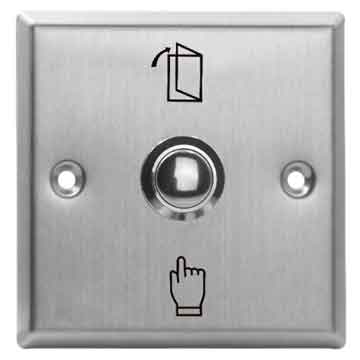 S86 86 * 86 Stainless Stele Exit Panel Button Switches-0.8mm Stainless Steel - view 2