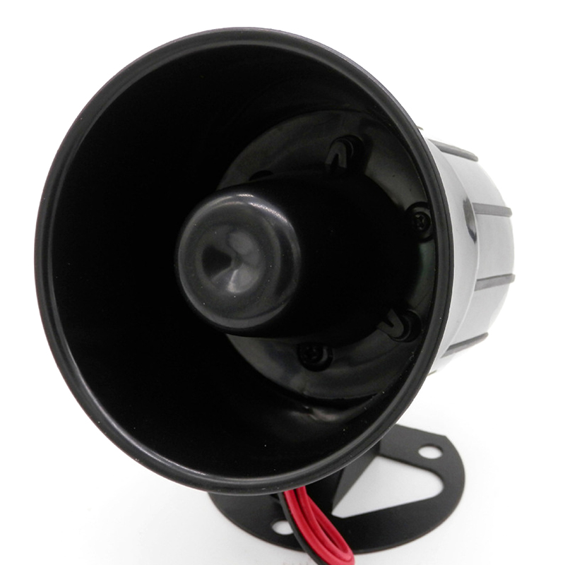 ES-626 Alarm Siren 12V 110dB Treble Speaker Wire Loud Horn Alarm Siren Speaker Burglar Alarm System for Outdoor Security - view 2