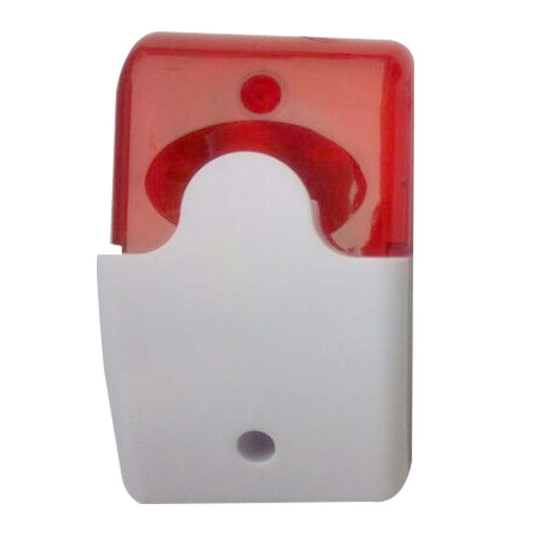 RHD-103 DC9 to 12V Wired Strobe Siren Red Light Sound Flash Buzzer Siren