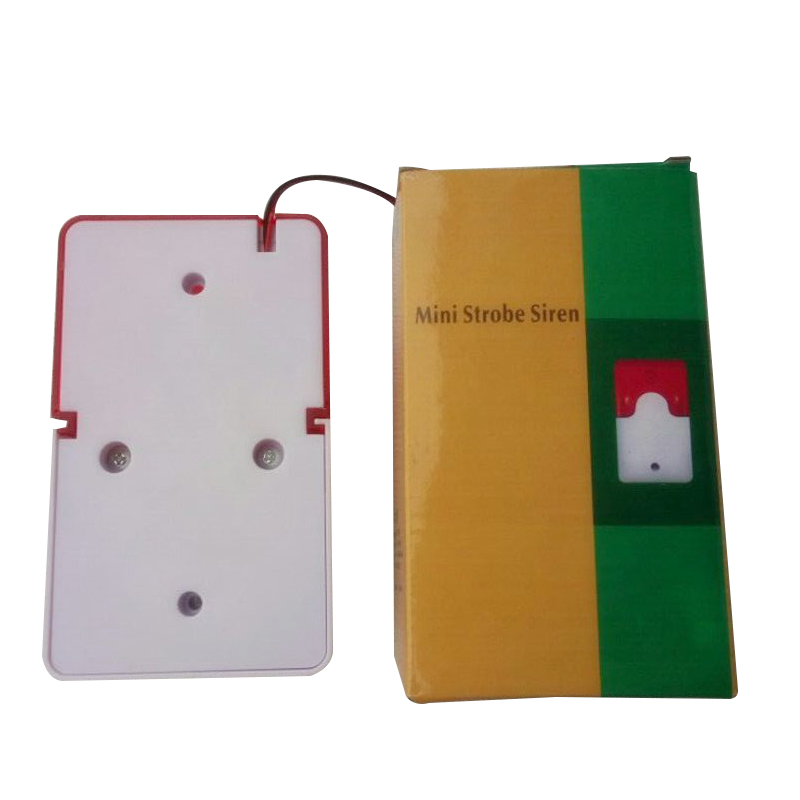RHD-103 DC9 to 12V Wired Strobe Siren Red Light Sound Flash Buzzer Siren - view 4